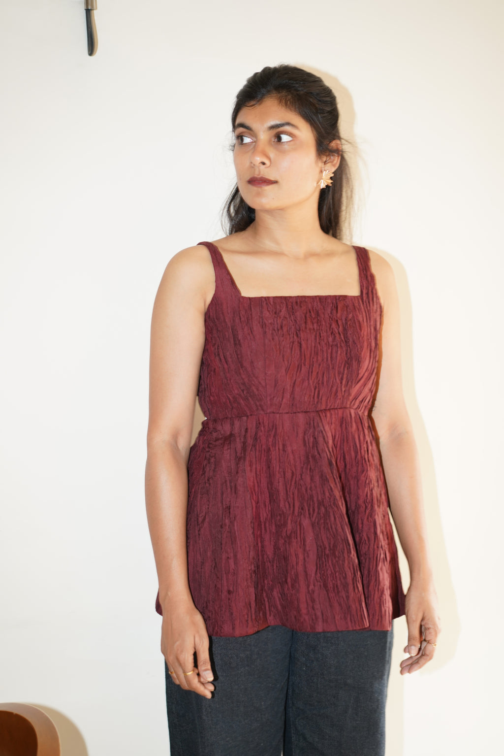 Cera Peplum Top