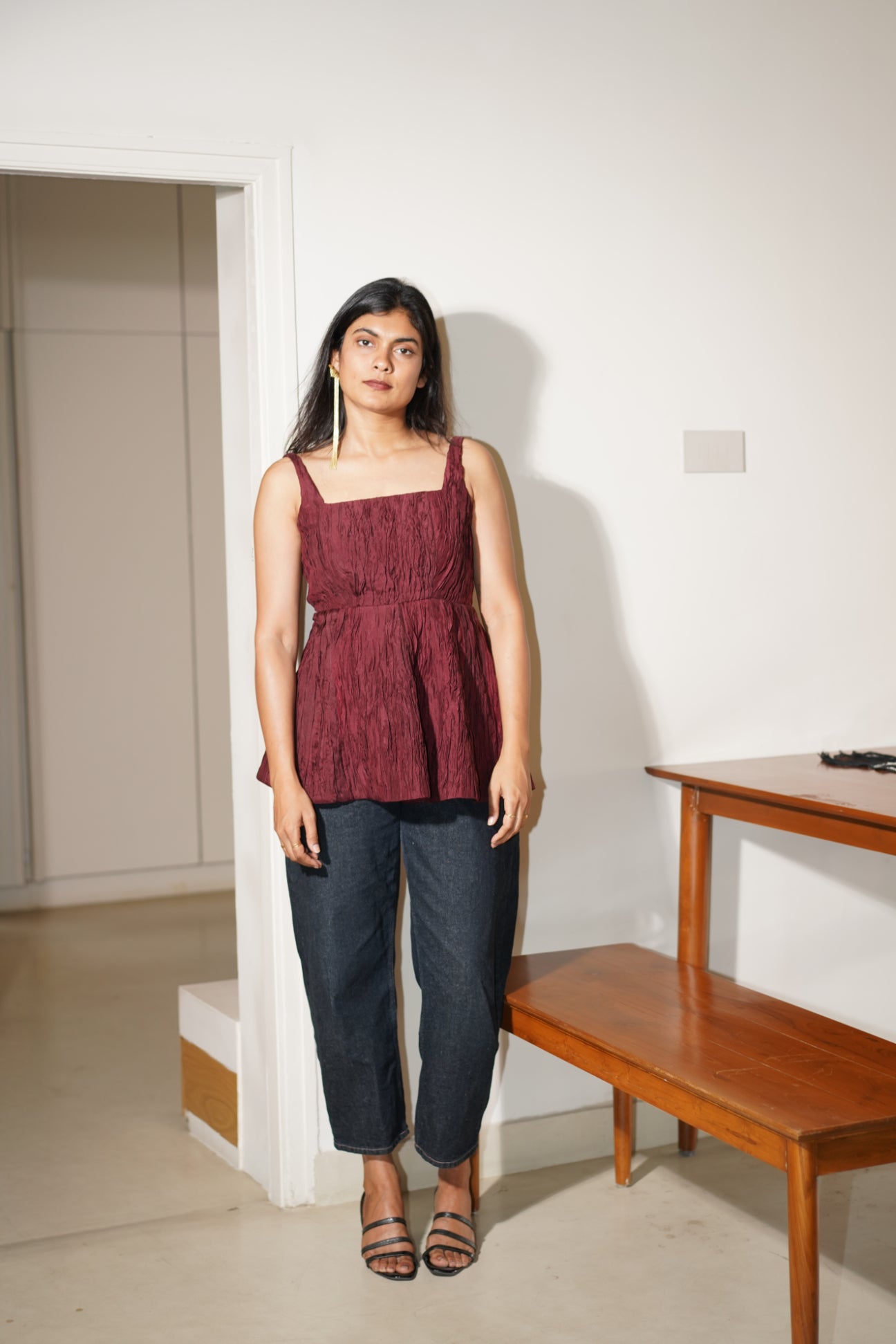 Cera Peplum Top