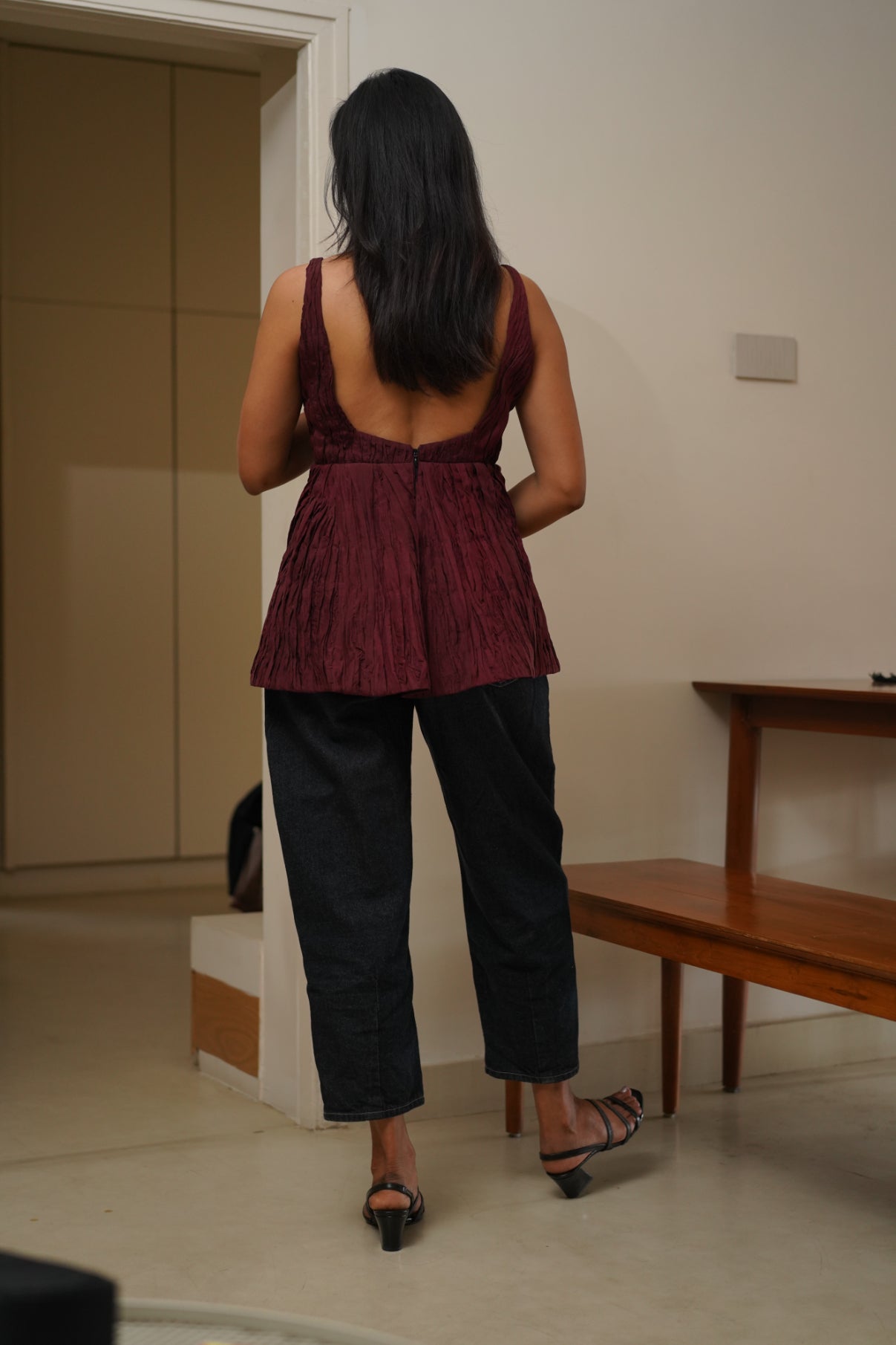 Cera Peplum Top