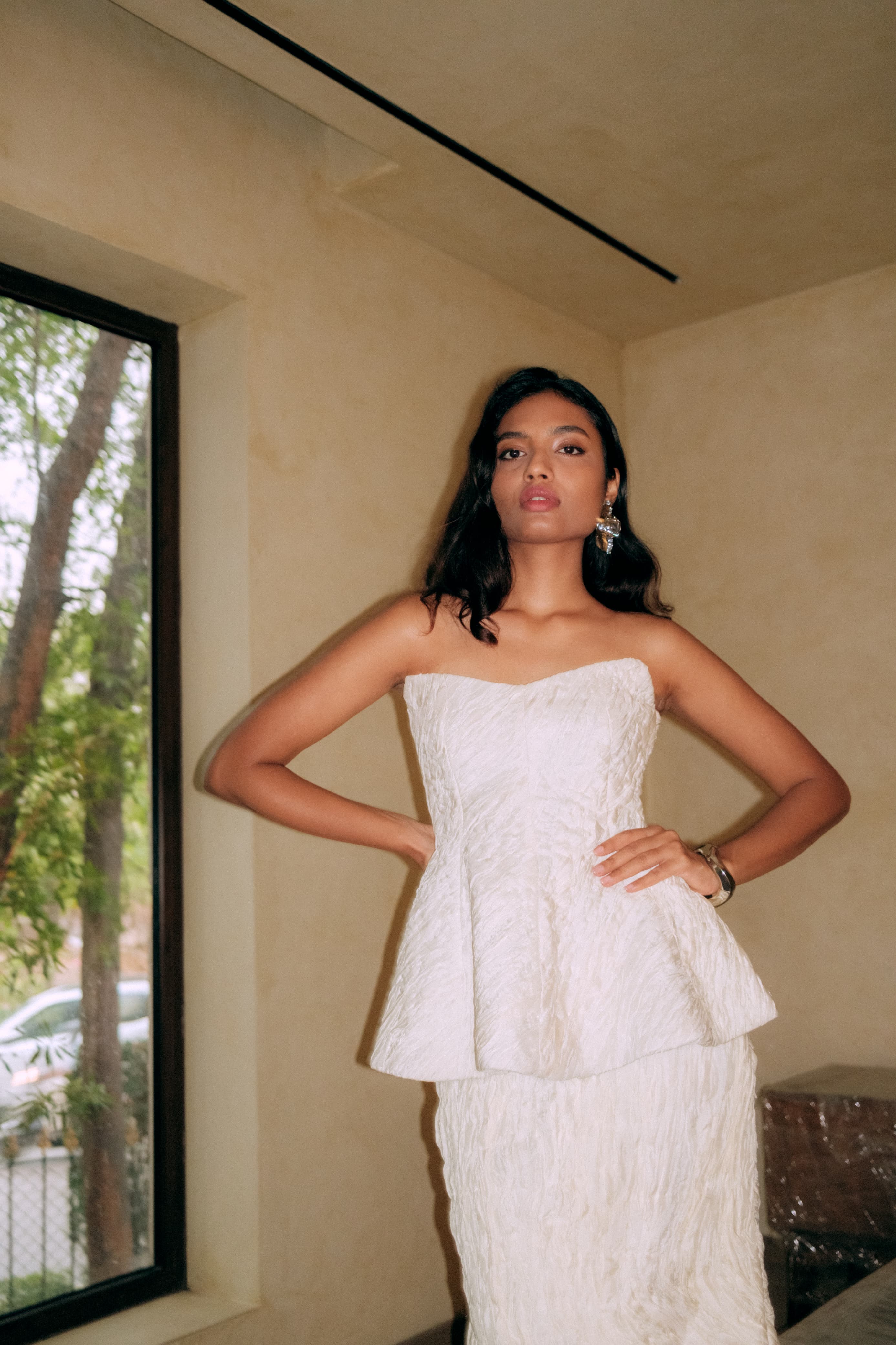 Moon Peplum Top